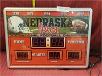 HUSKERS 5X NAT'L CHAMPS LIGHTED SCOREBOARD