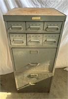 Metal Tool Cabinet w/ Contents