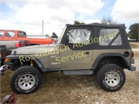 2002 Jeep Salvage Ca. Title KEY