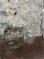 (2) VTG. ONE GALLON SYRUP JUGS