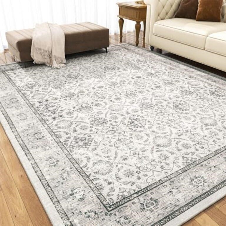 Floral Area Rugs for Living Room 8x10 Machine