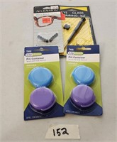 BRAND NEW PILL CONTAINERS AND EYE GLASS REPAIR KIT