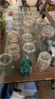 Lot of 21 Canning Jars