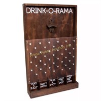 Hammer & Axe $74 Retail Wooden Drink-O-Rama