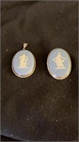 Wedgewood pin and pendant