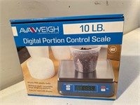 AVA Weigh digital food scale. 10lb. New