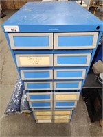 Blue Tool Organizing Cabinet