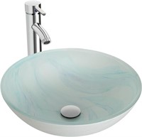 Artistic Vessel Sink Bathroom Tempered Glass