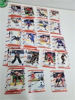 1990-1991 140+ cartes de hockey Anglais Score