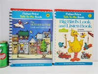2 livres vintage Fisher Price Talk To Me
