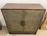 3.5 FT Stamped Metal Fronted Cabinet