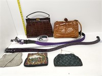 vintage purses and belts