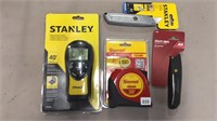 Distance Estimator, Utility Knives, Tape Measurer