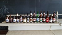 Lot of 16 Vintage Beer Bottles