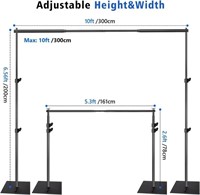 Hyj-inc Pipe And Drape Photography Backdrop Stand