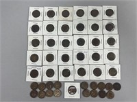 (48) Indian Head Cents- (Mixed Dates 1895 - 1909)