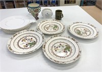 4 EXC. Copeland Spode Cowslip 10.5" Plates Plus