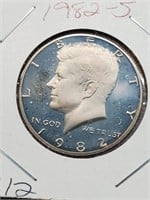 1982-S Clad Proof Kennedy Half Dollar