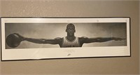 Michael Jordan Famous Wings Poster framed  72 x 24