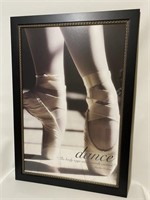 Beautifully framed Dance Sepia Art 39x27