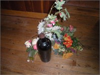 Faus Flowers and Vase