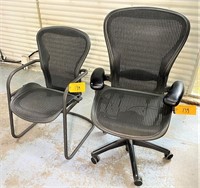 (2) HERMAN MILLER OFFICE CHAIRS