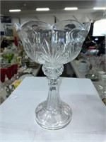 TALL CRYSTAL GLASS DISH