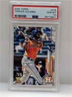 2020 Topps RC Yordan Alvarez 276 PSA 10