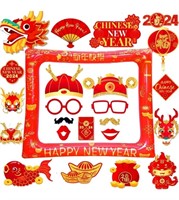 Chinese New Year Photo Booth Props Frame,