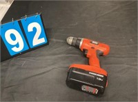 Black And Decker 18V Drill - No Charger