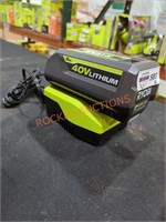 Ryobi 40v 5 ah battery and charger