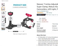 Neewer 7 inches Adjustable Articulating Magic Arm