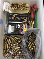 Tub of ammo, .45, .308, .223 & more, tub not