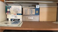 Lot of office items papers etc