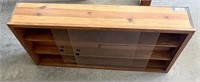 Wood display case 49in x 24in x 8in