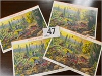 SONORAN DESERT STAMPS 4 MINT SHEETS