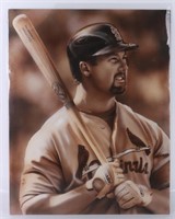 MARK MCGWIRE ORIGINAL PAINTING BY GARY LONGORDO