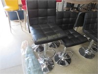 Pair of Hydraulic Bar Stools