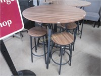 Cafe Table w/ Four Stools