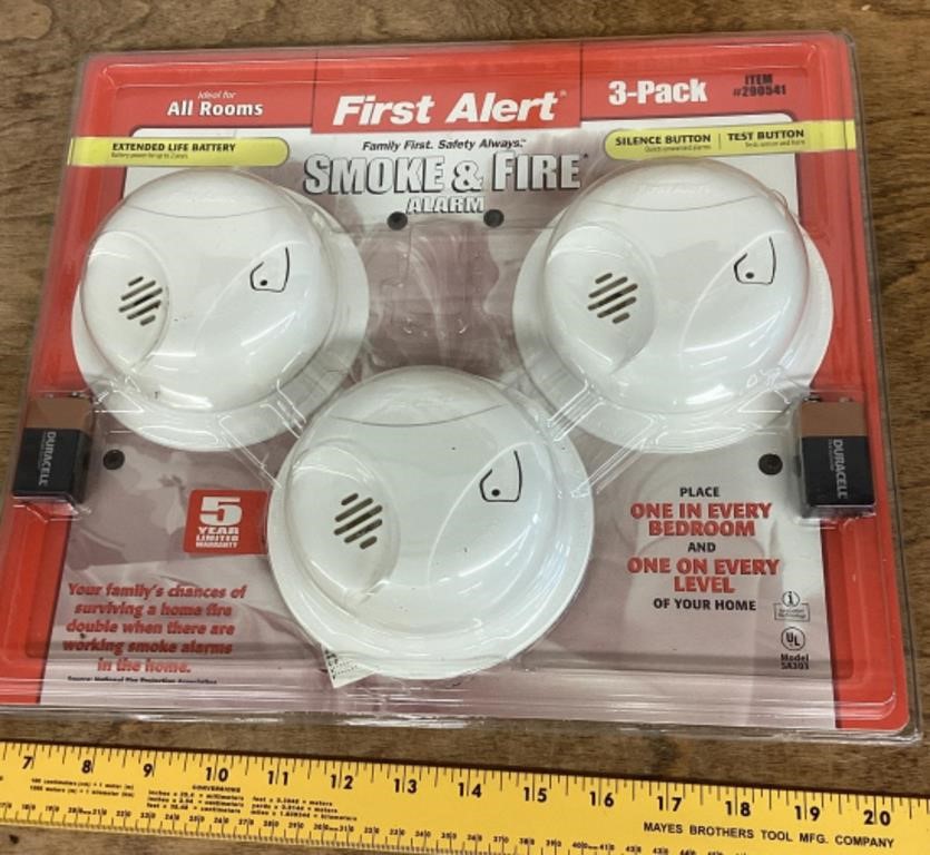 NEW set of smoke alarms