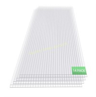 14pk Greenhouse Panels 4'x2'x0.16, UV-Proof