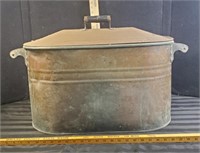 Antique Copper boiler with lid