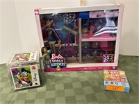 New Barbie toy,  puzzle, kids card games