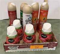 New 5 Glade spray, 4 Renuzit fresheners