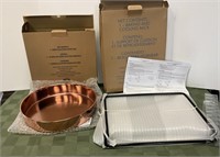 New Copper Tray & Baking and Cooling Rack