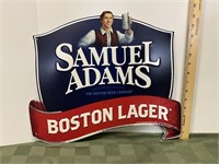 Samuel Adams Metal Sign 14x17