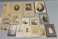 Currency & Photographs Lot incl CDV