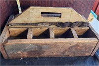 Primitive Wooden Carpenters Toolbox