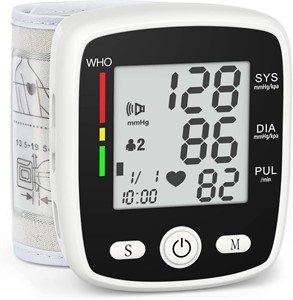 NEW Automatic Wrist Blood Pressure Monitor w/ Case