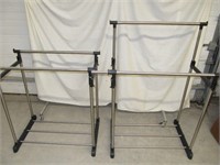 Pair of Adjustable Clothes Racks